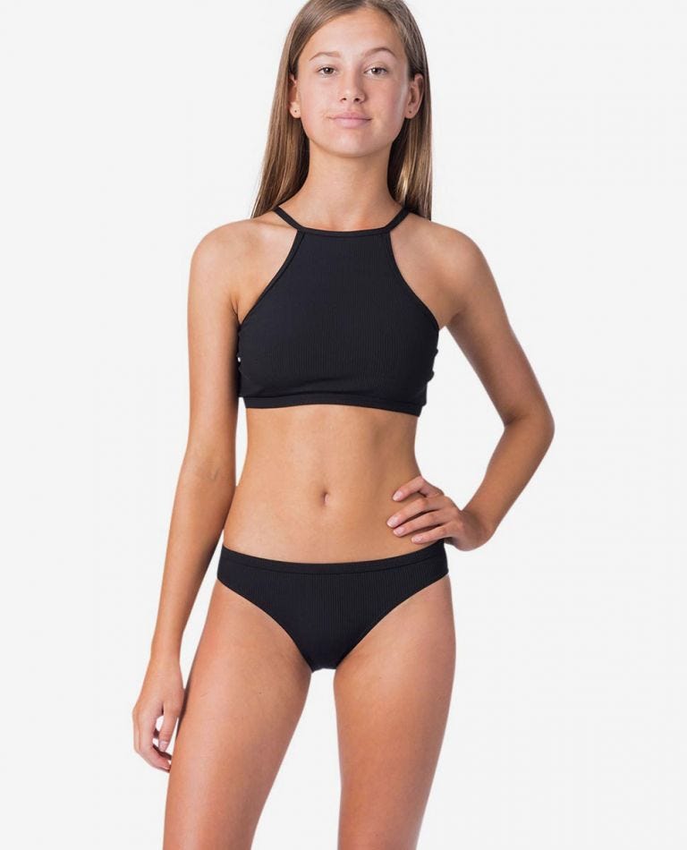 Girl's Luxe Rib Bikini – One Way Board Shop