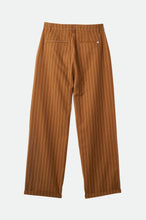 Load image into Gallery viewer, Victory Trouser Pant - Washed Copper Pinstripe
