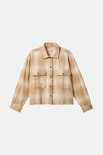 Load image into Gallery viewer, Bowery Women&#39;s L/S Flannel - Sesame/Off White
