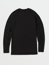 Load image into Gallery viewer, Lido Solid Long Sleeve Shirt - Black
