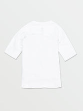 Load image into Gallery viewer, Little Boys Lido Solid Short Sleeve Tee Shirt - White
