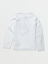 Load image into Gallery viewer, Little Boys Lido Solid Long Sleeve Shirt - White

