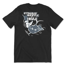 Load image into Gallery viewer, Stingray Shuffle Is a Hoax S/S T-shirt - Black
