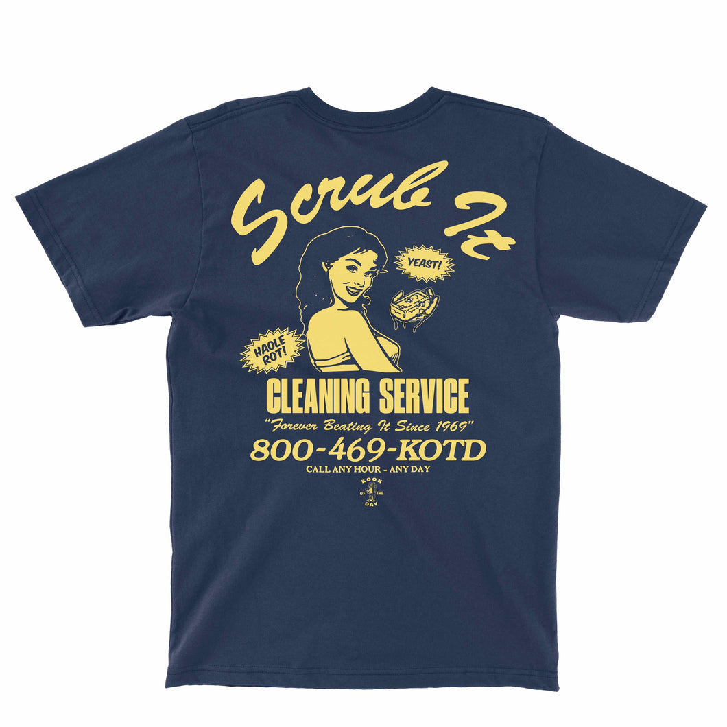 Scrub It S/S Pocket T-shirt - Navy