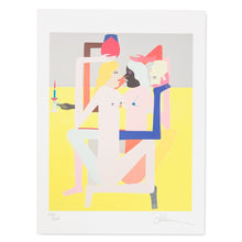 Load image into Gallery viewer, &quot;2 Figures (Two Heads and One Candle)&quot; Board + Art Print by Richard Colman
