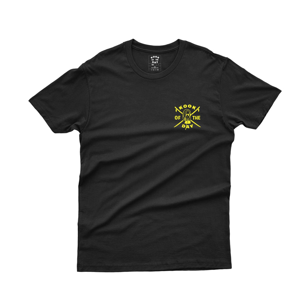 Car Kook S/S T-shirt - Black/Yellow