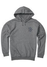 Load image into Gallery viewer, Spot Hoodie - Heather Gray / Navy
