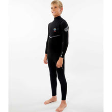 Load image into Gallery viewer, Junior Flashbomb 3/2 Zip Free Wetsuit in Black

