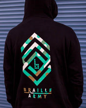 Load image into Gallery viewer, Braille Army Hoodie
