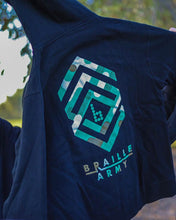 Load image into Gallery viewer, Braille Army Hoodie
