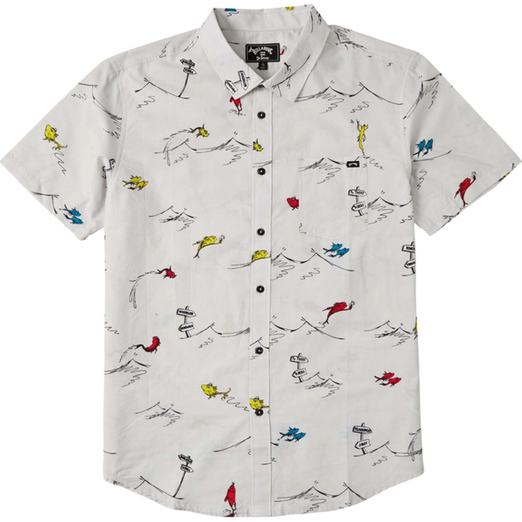 BOYS ONE FISH TWO FISH SS WOVEN