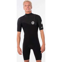 Load image into Gallery viewer, E Bomb 2/2mm Zip Free Short Sleeve Spring Suit in Black

