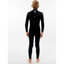 Load image into Gallery viewer, Junior Flashbomb 3/2 Zip Free Wetsuit in Black
