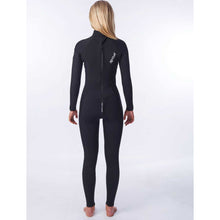 Load image into Gallery viewer, Women&#39;s Dawn Patrol 4/3 Back Zip Wetsuit in Black
