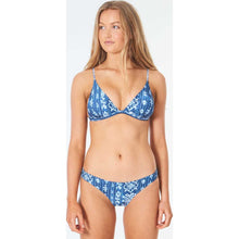 Load image into Gallery viewer, Surf Shack Tri Bikini Top in Mid Blue
