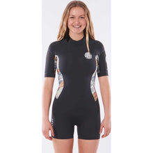 Load image into Gallery viewer, Women&#39;s Dawn Patrol S/S Springsuit Wetsuit in Charcoal Grey

