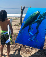 Load image into Gallery viewer, Fish 101 X Leus Surf Towel
