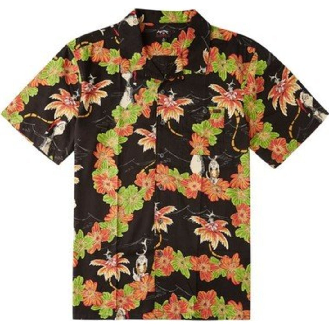 Boys' (2-7) Sundays Floral Grinch Short Sleeve Shirt