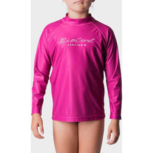 Load image into Gallery viewer, Junior Girls Rosewood Rash Guard in Pink
